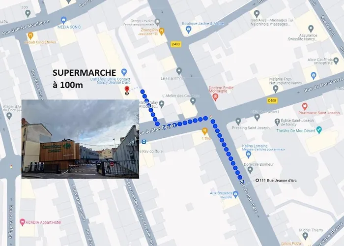 Le Jeanne D'arc Avec Sa Terrasse By Unsejouranancy Fr Apartmán